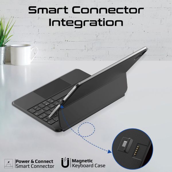 Picture of Folio Touch Wireless iPad Keyboard Case RGB Backlight & Smart Connector. Multi-Gesture