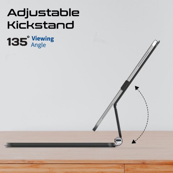 Picture of Folio Touch Wireless iPad Keyboard Case RGB Backlight & Smart Connector. Multi-Gesture