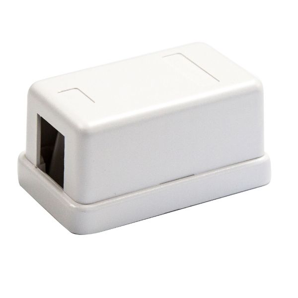 Picture of 1 Port Unloaded Keystone Wall Mount Enclosure Dims: 60x40x30mm