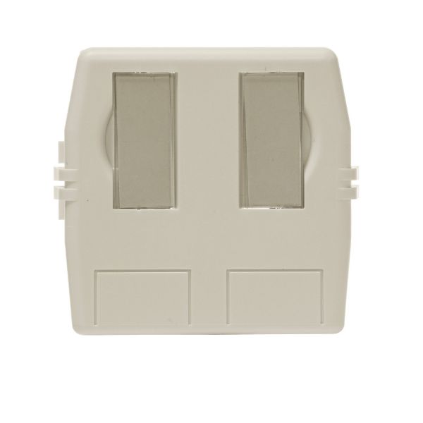 Picture of 2 Port Unloaded Keystone Surface Mount Enclosure