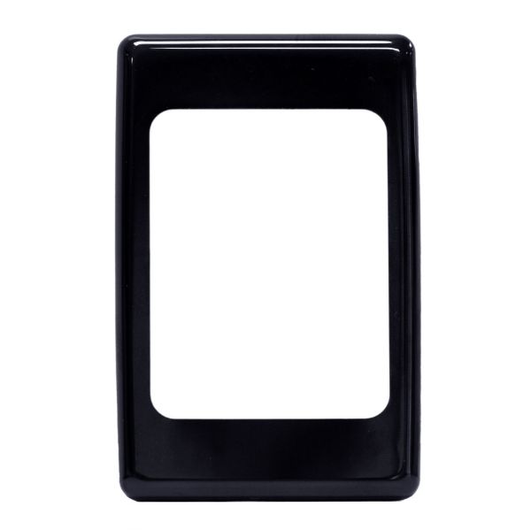 Picture of Switch Plate ONLY. 2 Gang Wall Face Plate Accepts Clipsal Style Mechs Black