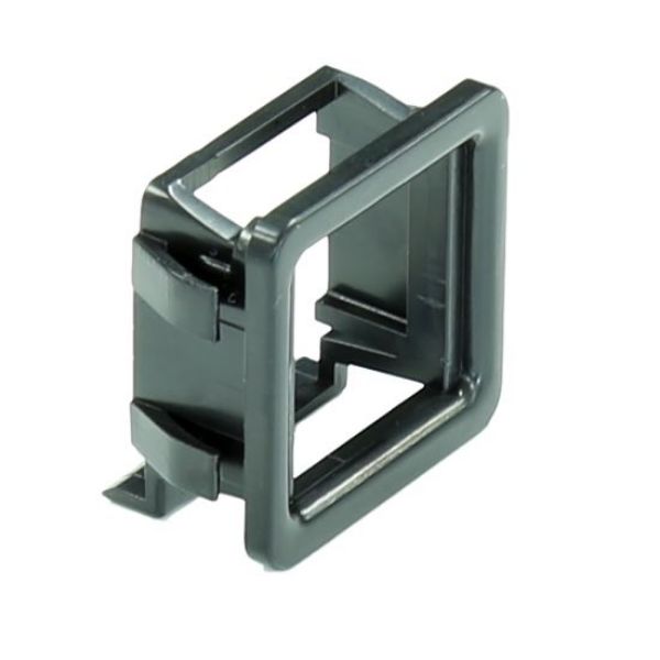 Picture of AV Keystone to PDL600 Series Compatible Modular Clip 10 pack. Colour Black