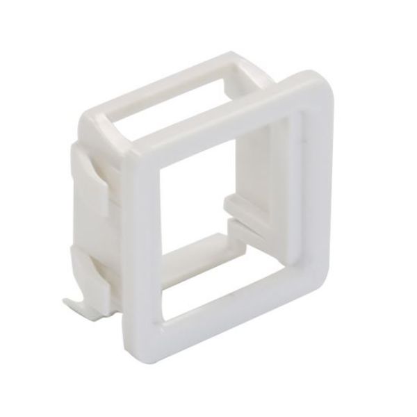 Picture of AV Keystone to PDL600 Series Compatible Modular Clip 10 pack. Colour White