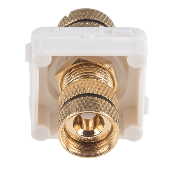 Picture of Black Speaker Binding Post. Gold Plated