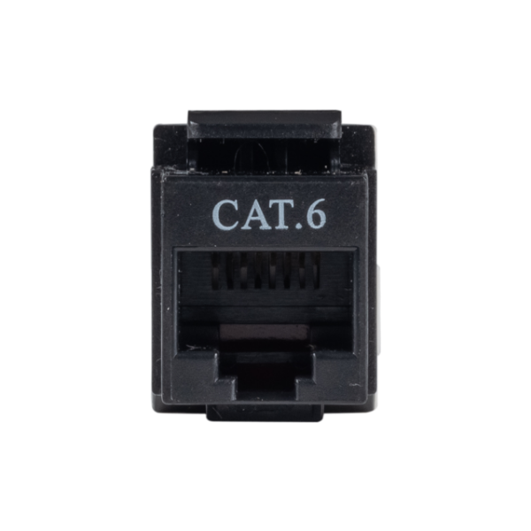 Picture of Cat6 Keystone RJ45 Jack 110 Face Plate . T568A/T568B Wiring. 180 Slimline Jack.