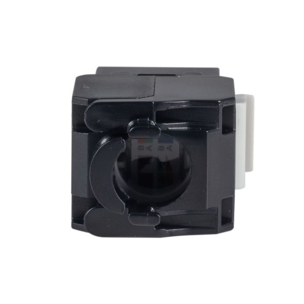Picture of Cat6 UTP Keystone Slimline Tooless & Punch Down Compatible Jack Black