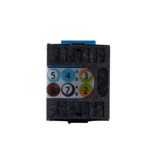 Picture of Cat6A 180 Unshielded Keystone Jack Dual IDC Colour White