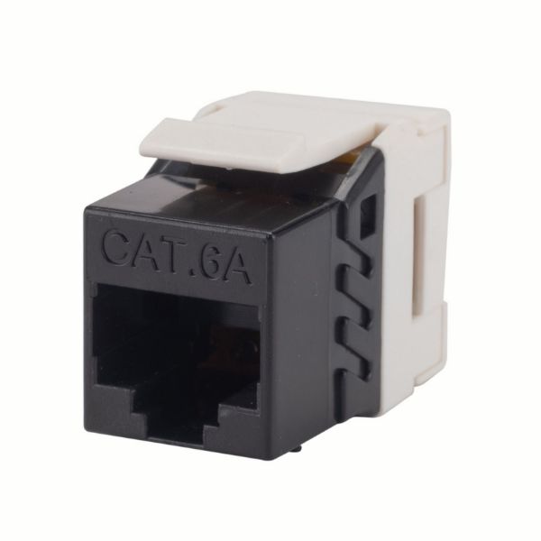 Picture of Cat6A UTP Keystone RJ45 Slimline Jack T568A/B Wiring 180 Jack