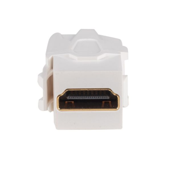 Picture of HDMI 90 Keystone Jack. High-Speed w/ Ethernet Rated