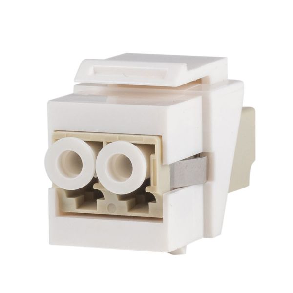 Picture of LC Duplex Multimode Slimline Keystone Face Plate Adapter