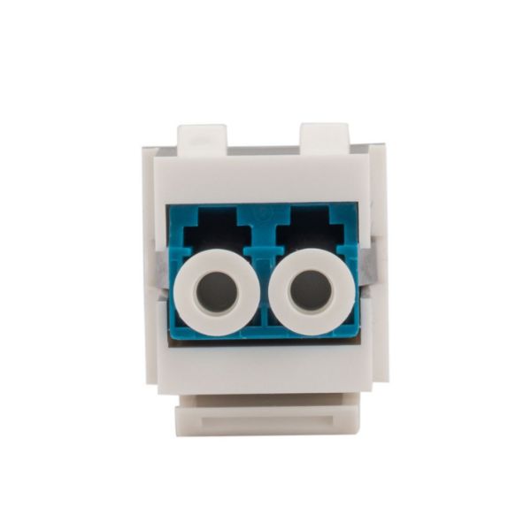 Picture of LC Duplex Single-mode Slimline Keystone Face Plate Adapter