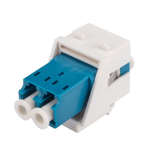 Picture of LC Duplex Single-mode Slimline Keystone Face Plate Adapter