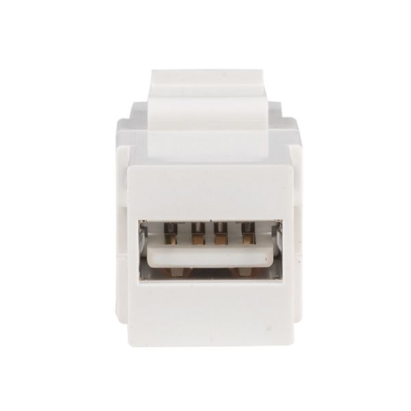 Picture of USB 2.0 Keystone Jack USB-A Female to Female Connectors