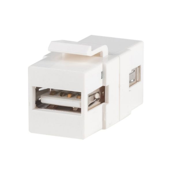 Picture of USB 2.0 Keystone Jack USB-A Female to Female Connectors