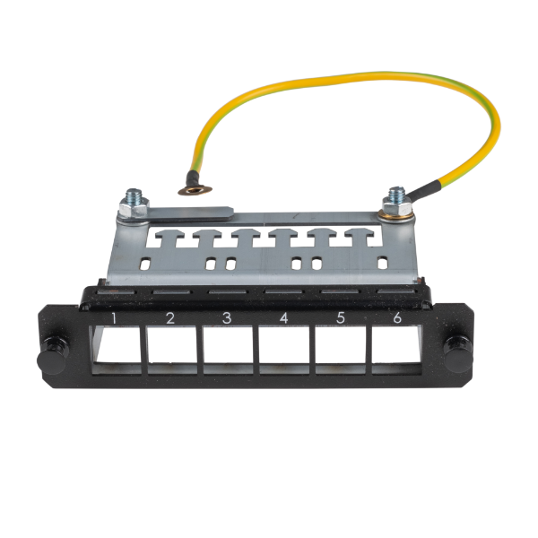 Picture of 6x Port Unloaded Keystone Plate for FPP3PB Fibre Tray
