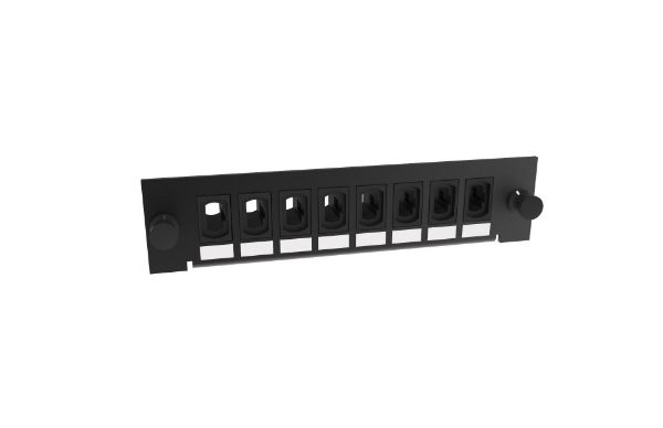 Picture of MPO/MTP Coupler 8 Port Plate Loaded For FPP3Px Trays