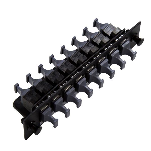 Picture of MPO/MTP Coupler 8 Port Plate Loaded For FPP3Px Trays