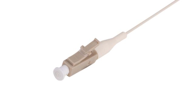 Picture of 2M LC Pigtail OM3 1x Piece White 900um Multimode Fibre Tight Buffer LSZH Jacket