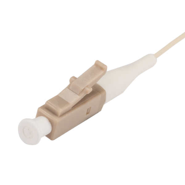 Picture of 2M LC Pigtail OM4 1x Piece White 900um Multimode Fibre Tight Buffer LSZH Jacket