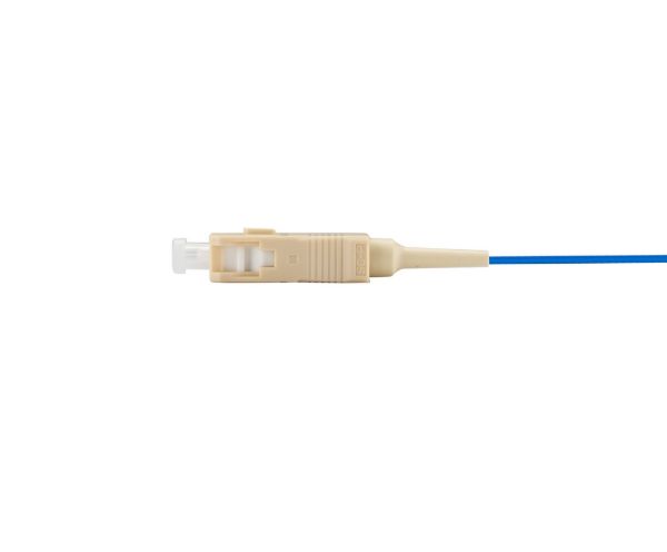 Picture of 2M SC Pigtail OM4 12x Pack Coloured Coded 900um Multimode Fibre Tight Buffer LSZH Jacket