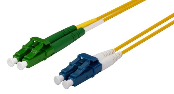 Picture of 9u LCA/LC Duplex Single Mode G657A1 OS1/OS2 Compliant Bend Insensitive Fibre Ld Yell LSZH
