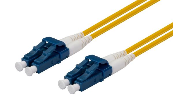 Picture of 15M 9u LC/LC Duplex Sinlge Mod G657A1 OS1/OS2 Compliant Bend Insensitive Fibre Ld Yell LSZH