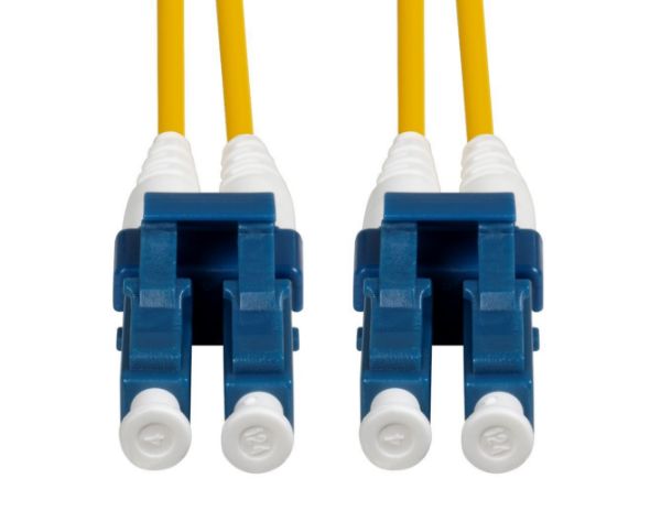 Picture of 50M 9u LC/LC Duplex Single Mod G657A1 OS1/OS2 Compliant Bend Insensitive Fibre Ld Yell LSZH