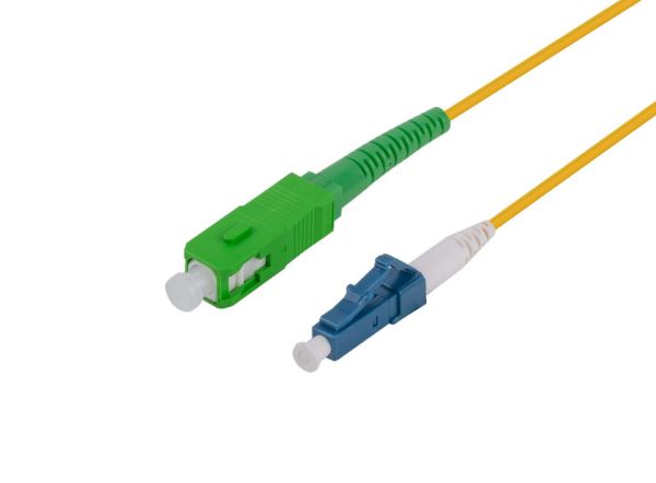 Picture of 1M 9u SCAPC/LC Simplex Single G657A1 OS1/OS2 Compliant Bend Insensitive Fibre Ld Yell LSZH