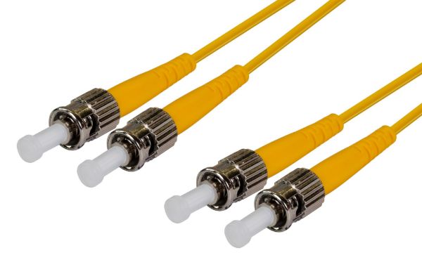 Picture of 3M 9u ST/ST Duplex Single Mode G657A1 OS1/OS2 Compliant Bend Insensitive Fibre Ld Yell LSZH