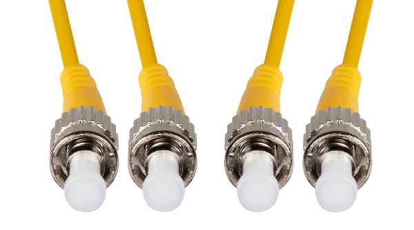 Picture of 5M 9u ST/ST Duplex Sinlge Mode G657A1 OS1/OS2 Compliant Bend Insensitive Fibre Ld Yell LSZH