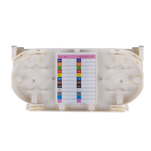 Picture of Splice Tray 24FO. Holds up to 12 or 24 Heat-shrink Splice ProtectorS