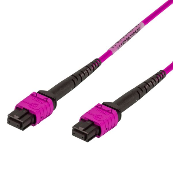 Picture of 20M OM4 MPO ELITE Trunk Multimode Fibre Cable Polarity A Straight Through Cable