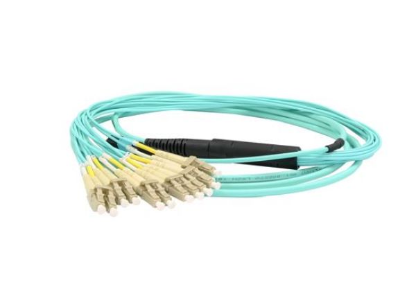 Picture of OM3 12C MTP Female to LC Duplex 2mm Fan-out 05m Break Out Fibre Cable (12 core)