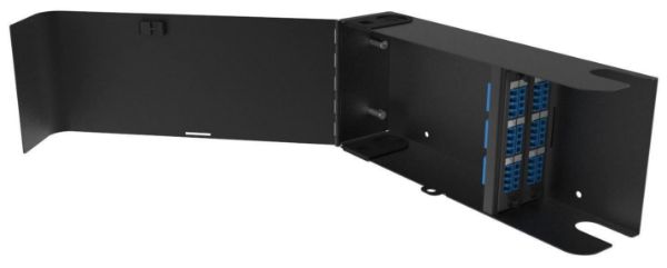 Picture of Unloaded Wall Mount Fibre Enclosure w/ 2x MPO Slots Supports MPO Cassette/Adapter