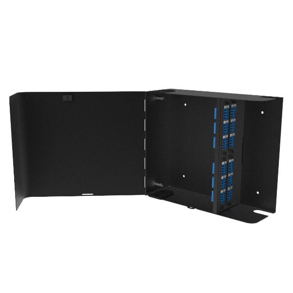 Picture of Unloaded Wall Mount Fibre Enclosure w/ 4x MPO Slots Supports MPO Cassette/Adapter