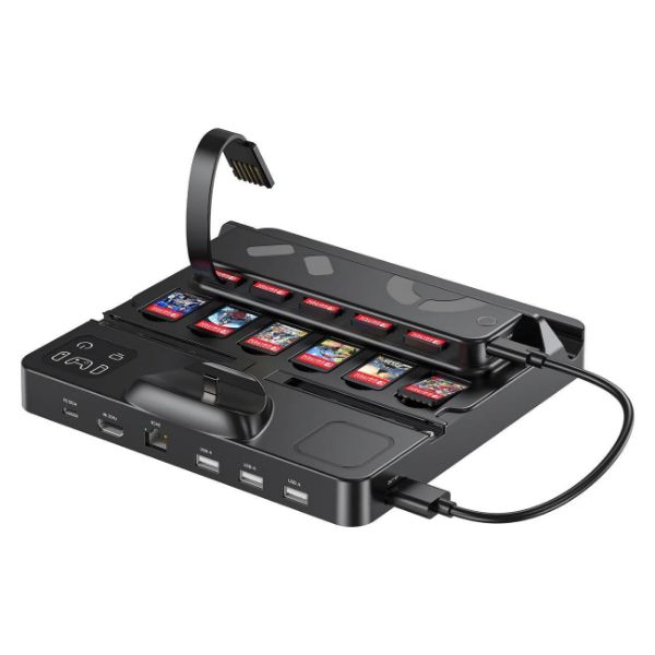Picture of Switch Charging Station w/ Game Card Reader One-touch Game Switching