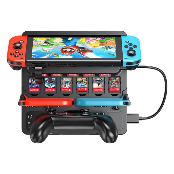Picture of Switch Charging Station w/ Game Card Reader One-touch Game Switching
