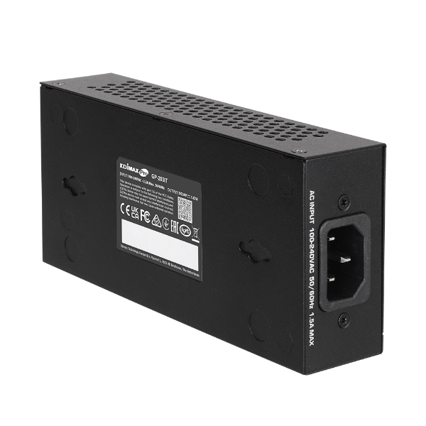 Picture of IEEE 802.3bt 2.5 Gigabit PoE+ Injector 90W