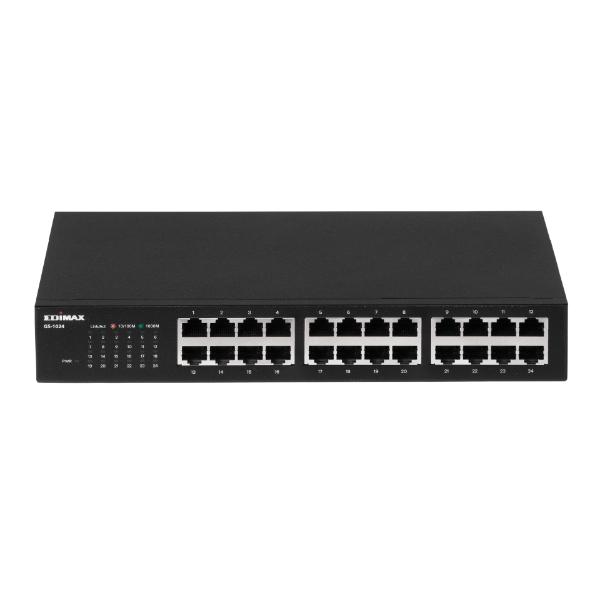 Picture of 24 Port Gigabit Rack-Mount Unmanaged Switch