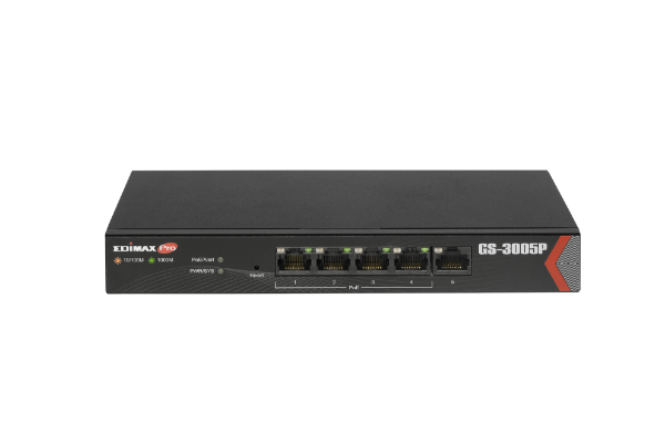 Picture of 5 Port Gigabit Web Managed Switch w/ 4 PoE+ Ports