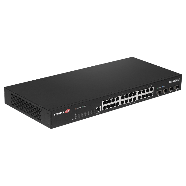 Picture of 28 Port Gigabit Web Smart Rack-mount Switch.