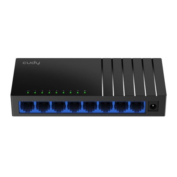 Picture of 8-Port Gigabit Unmanaged Desktop Switch in Plastic Case 8x 10/100/1000M RJ45 Ports