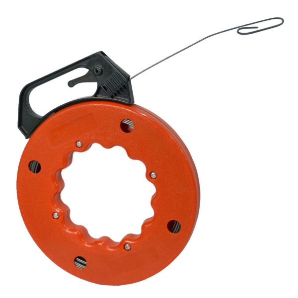 Picture of 15m Fish Tape. Snag-Resist Double Loop High-Carbon Steel. High Impact