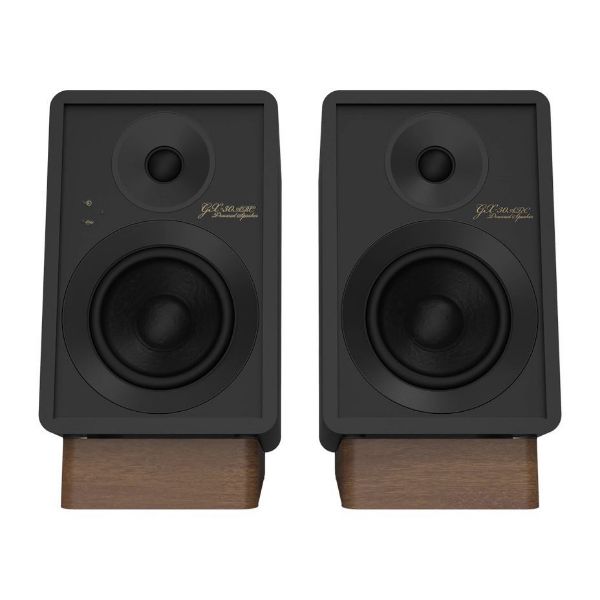 Picture of GX-30ARC Creator 2-Way Compact Powered Bookshelf Speakers Black