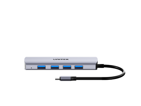 Picture of 4-in-1 10Gbps USB Multi-Port Hub w/ USB-C Connector. Includes 4x USB-A Ports.