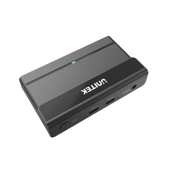 Picture of 4-Port KVM Switcher w/ 4x USB-A 3.0 Ports. Share USB Devices Between 2x