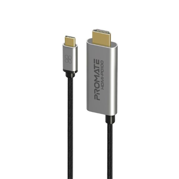 Picture of 1.8m 4K USB-C to HDMI Cable w/ Gold Plated Connectors. Supports Max Res up to 4K@60Hz