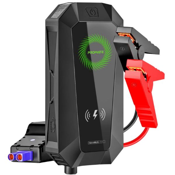 Picture of 19000mAh Jump Starter Power Bank. 1500A/12V Peak Current Port LED Flashlight Wireless