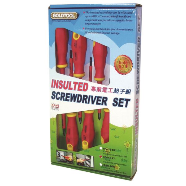 Picture of 7-Piece Electrical Insulated Screwdriver Set