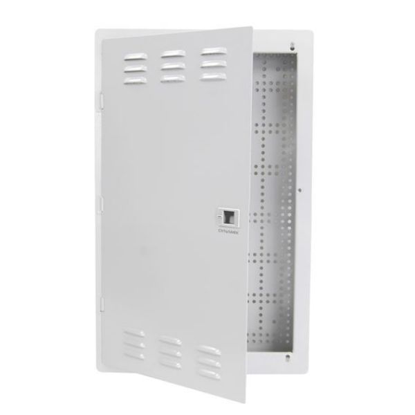 Picture of 20'' Network Enclosure Recessed Wall Mount Vented Cable/Dual GPO Knock outs.